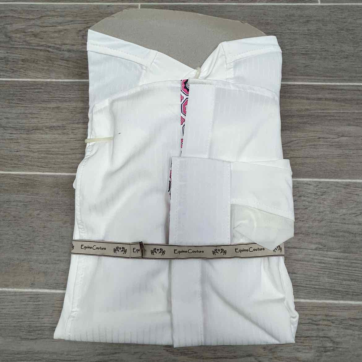 Equine Couture Kelsey Long Sleeve Show Shirt, Size 12