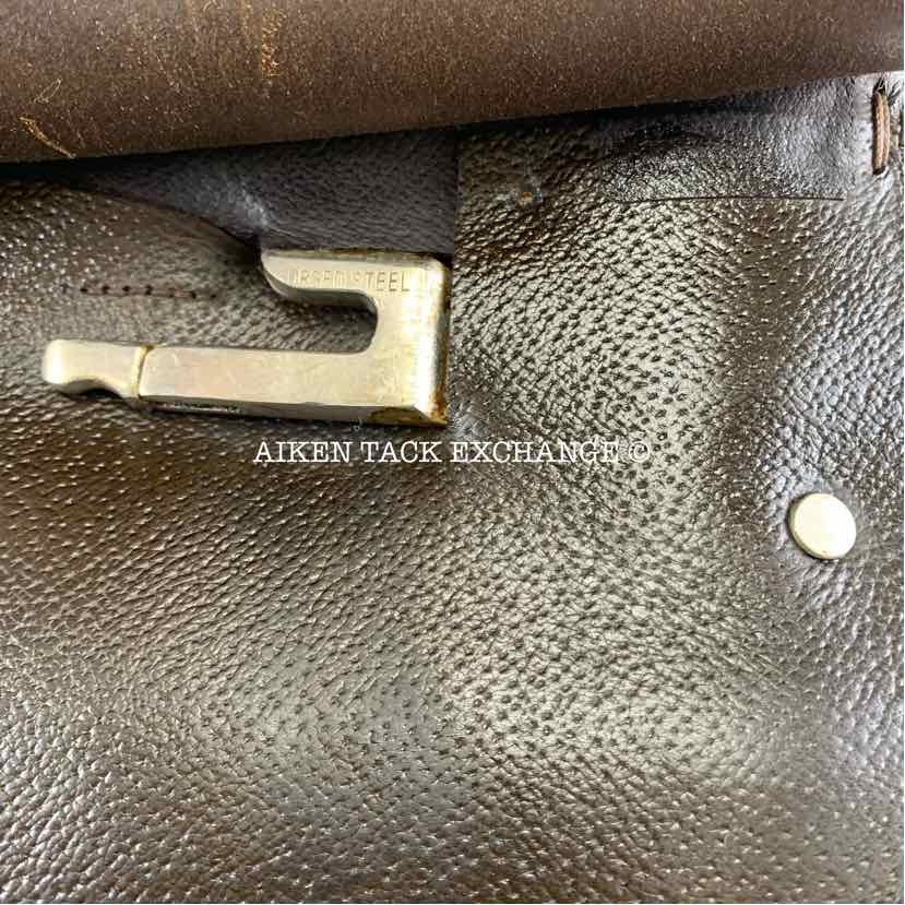 Lane Fox Cutback Saddle Seat Show Saddle, 19" Seat, Made in England