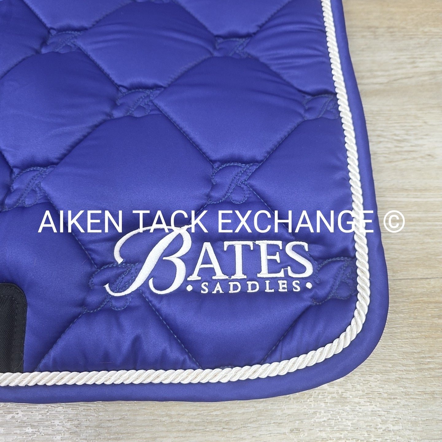 Bates Dressage Saddle Pad with Logo Embroidery - Size Full