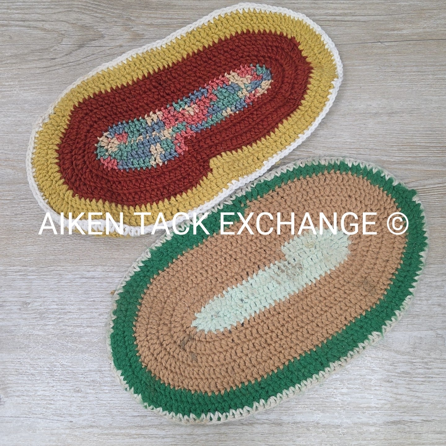 BARGAIN BUNDLE: 2 Crocheted Pommel Pads
