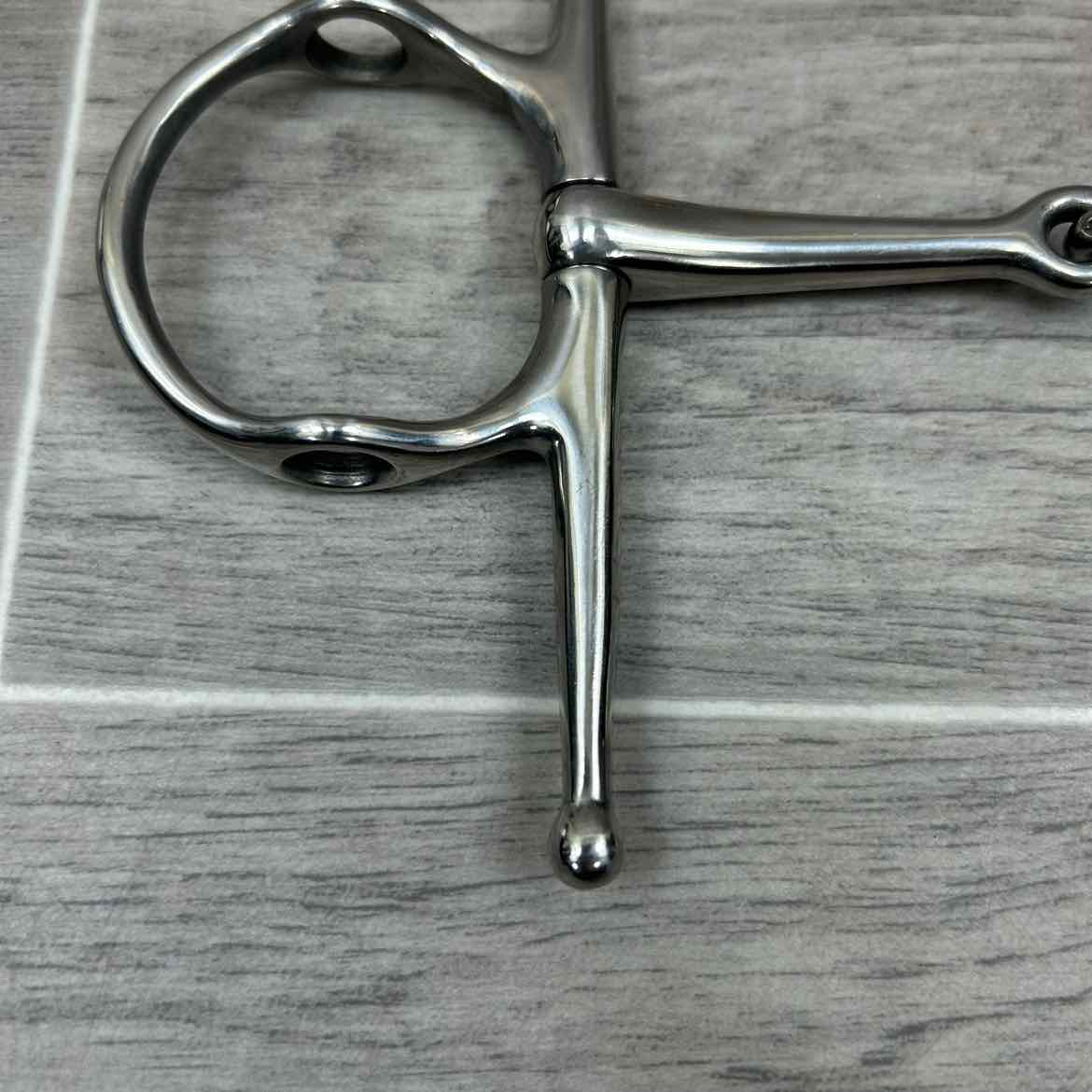 Korsteel Single Joint Full Cheek Gag Bit 5.5"