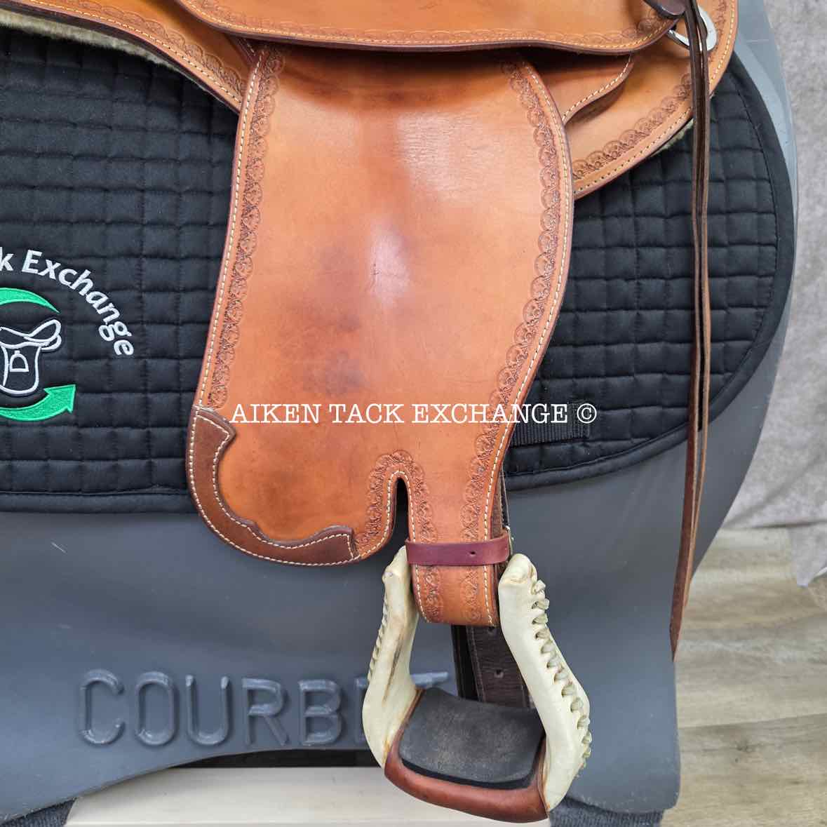 **SOLD** Ortho-Flex Western Saddle, 16" Seat, Flex Panels