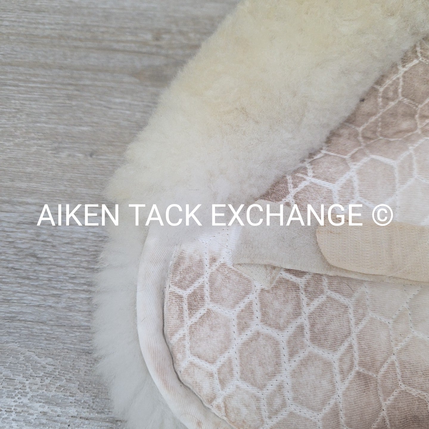 Mattes Platinum Dressage Sheepskin Half Pad, Size Medium