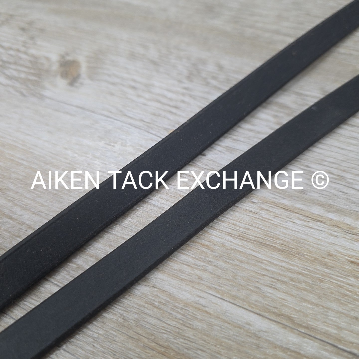 BARGAIN BUNDLE: 2 Pairs Flat Curb Reins, Black