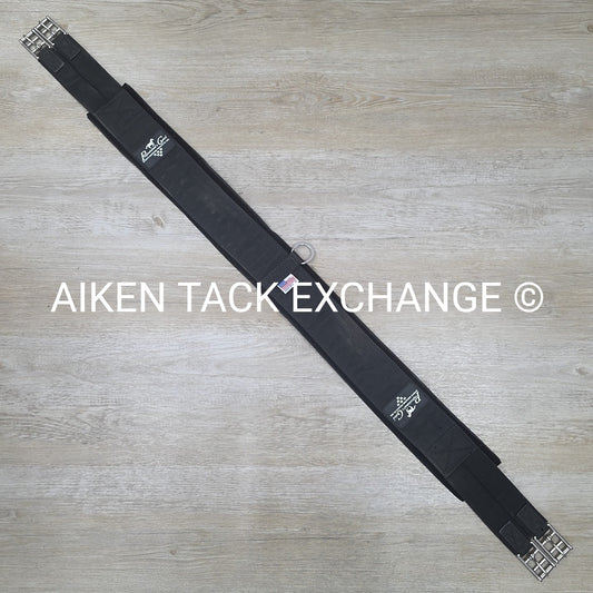 Professional's Choice SMx Double Elastic Girth, Black, 52"