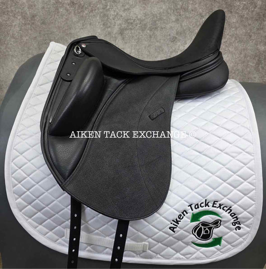 2025 Custom Saddlery Wolfgang Constanze 2 Monoflap Dressage Saddle, 17.5" Seat, Adjustable Tree, Wool Flocked Panels