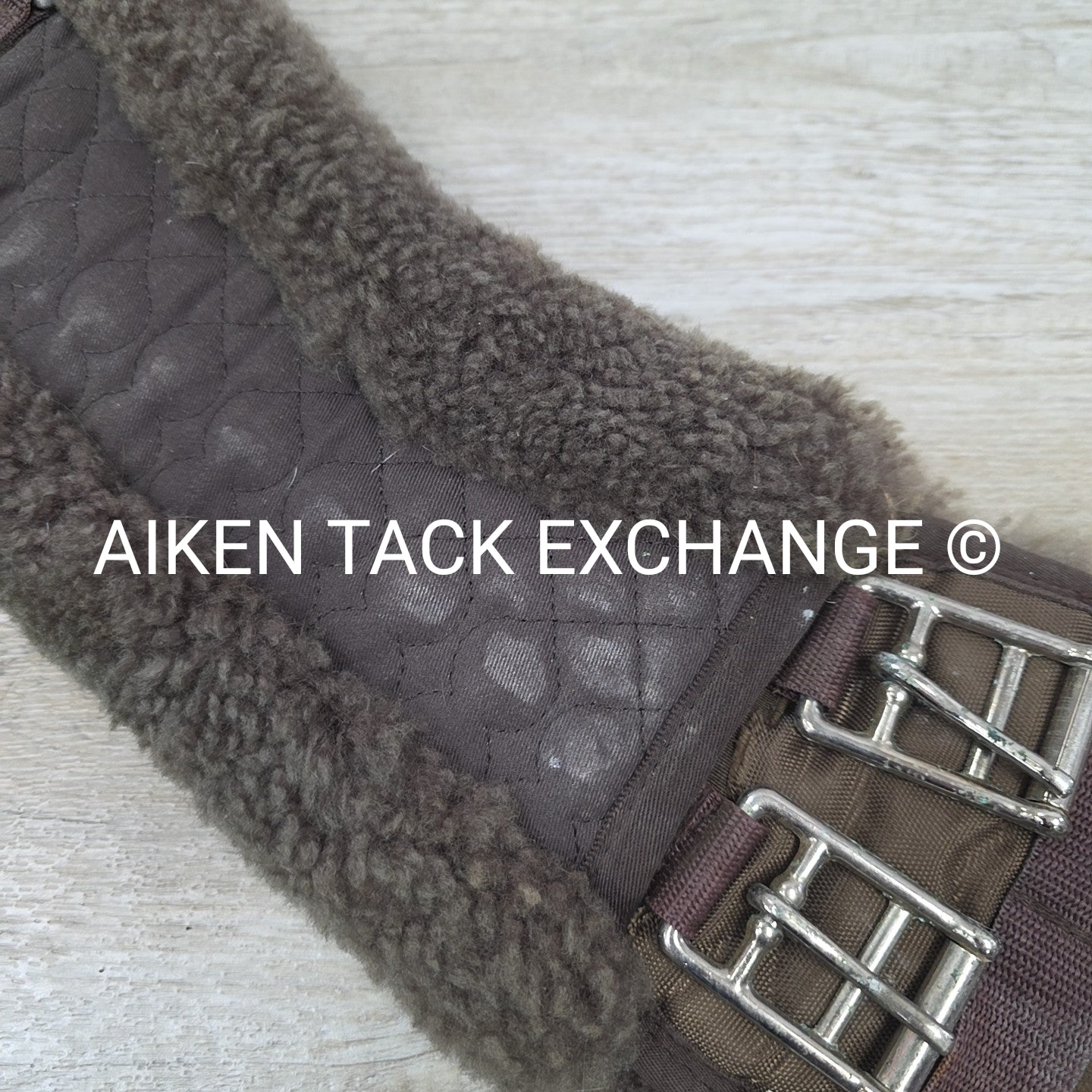 Contour Sheepskin Dressage Girth, Brown, 26"