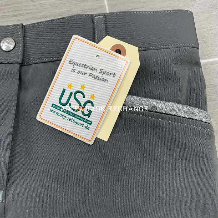 KL Select USG "Meghan" Silicone Full Seat Breeches, Size 30 R