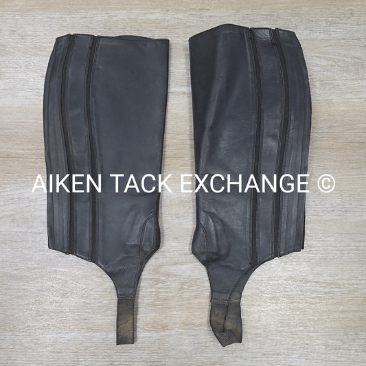 Ariat Crowne Half Chaps, Black, Size X-Large