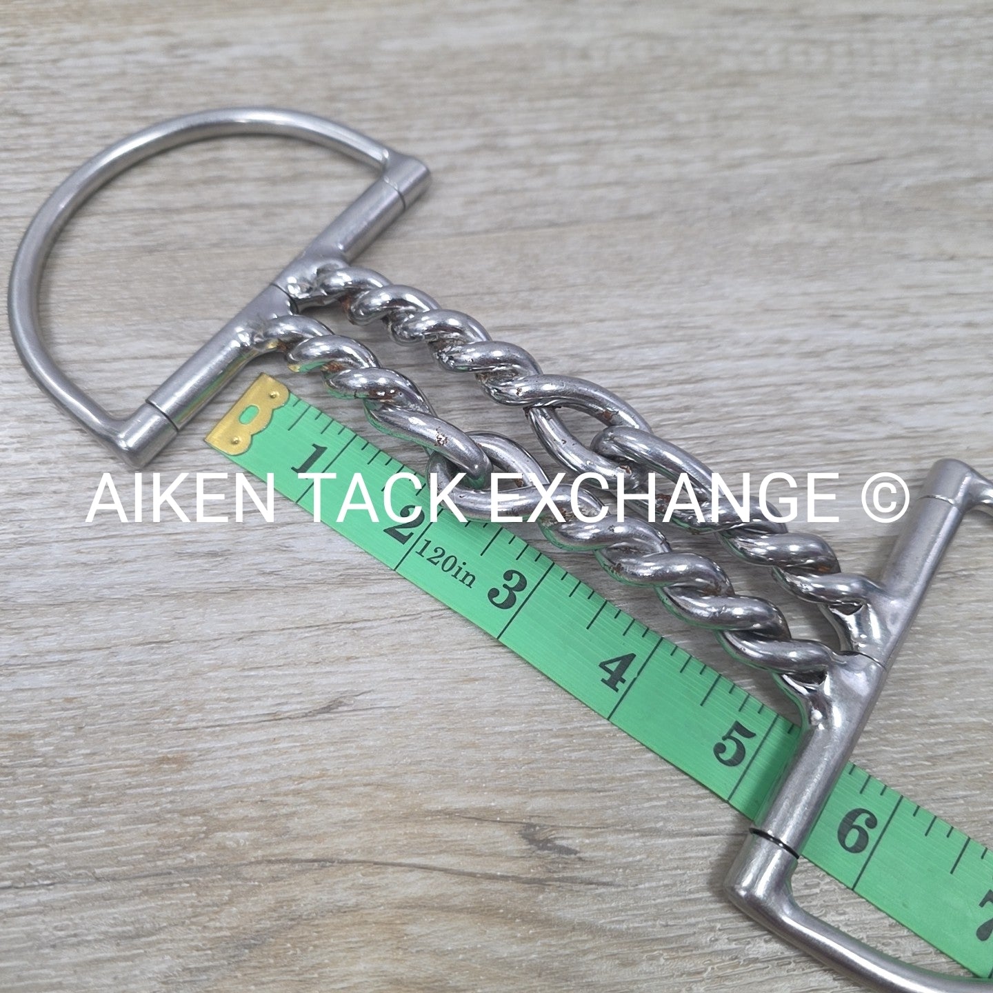 KTS - Kocher Tack Shop Double Twisted Wire D-Ring Bit, 5"