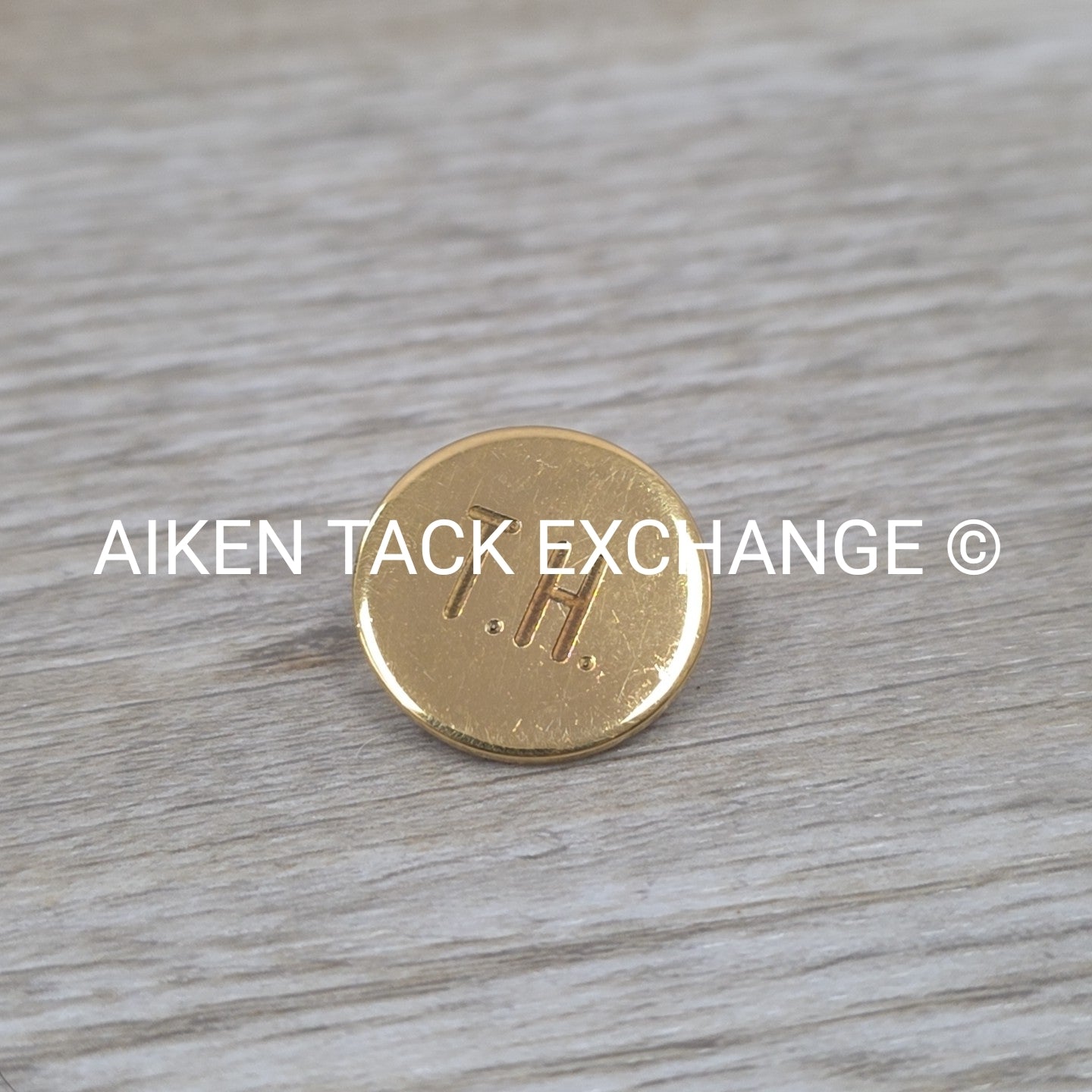 Tryon Hounds Brass Button, Large