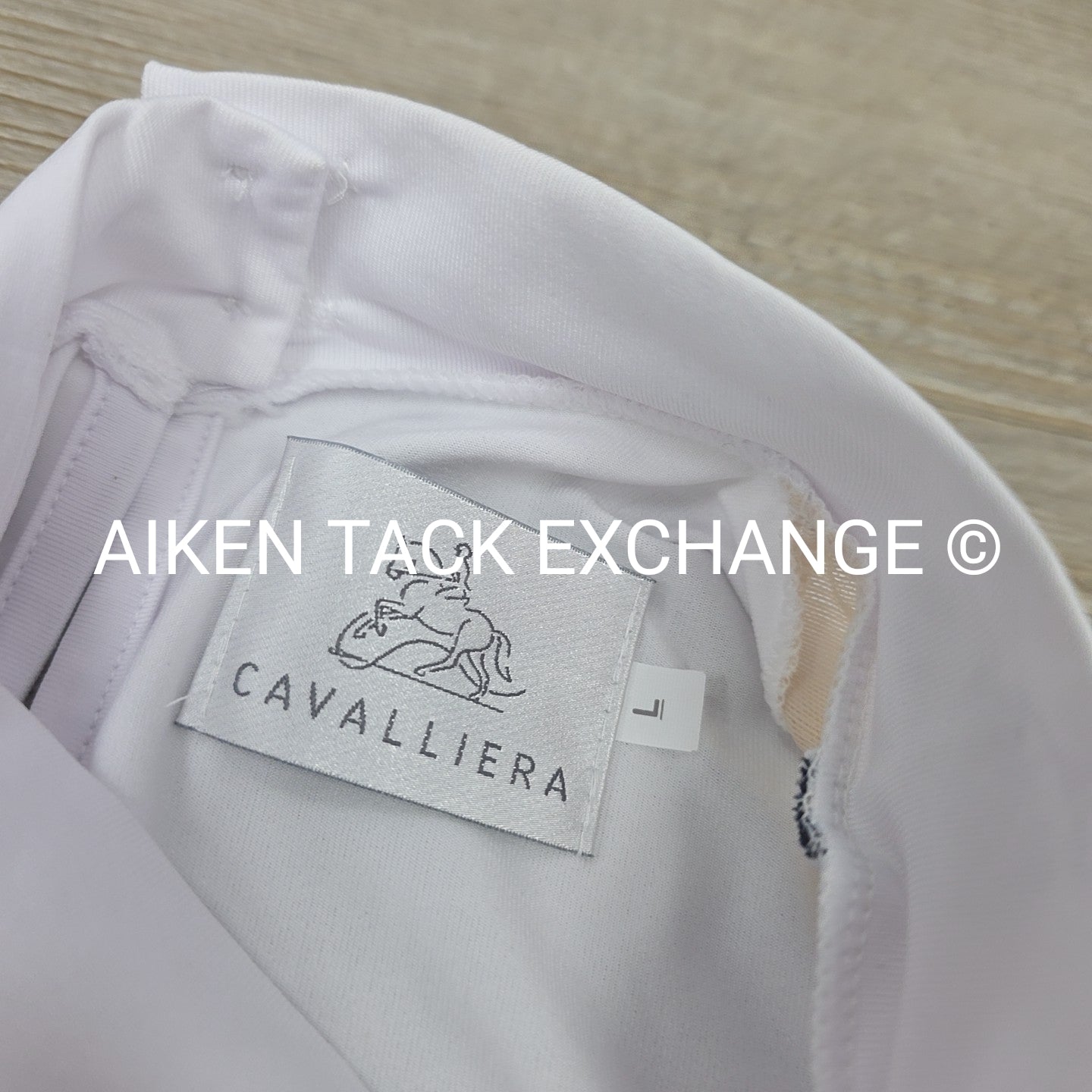 Cavalliera Modern Dame Long Sleeve Show Shirt, Size Large