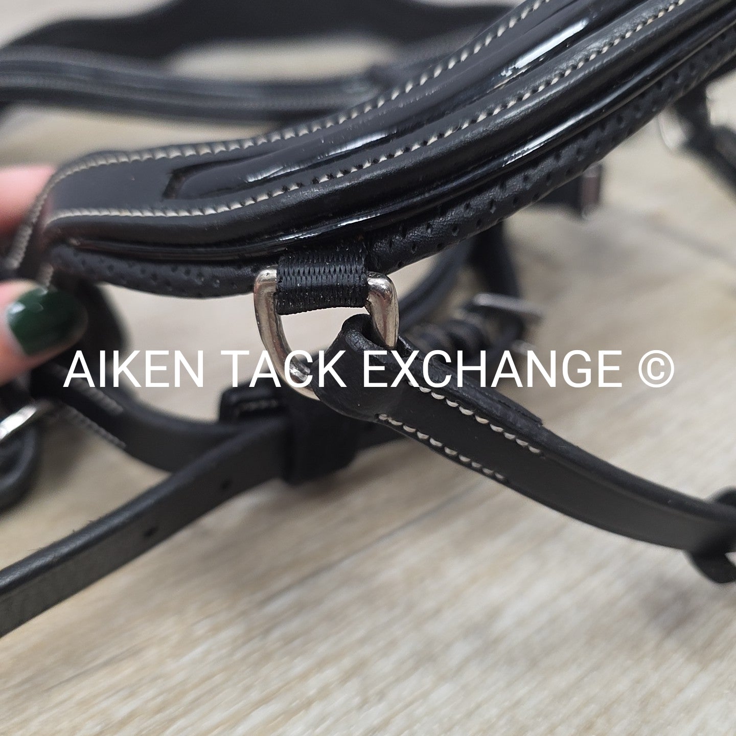 Jump'In One Manhattan Anatomic Bridle, No Reins, Black, Size Full
