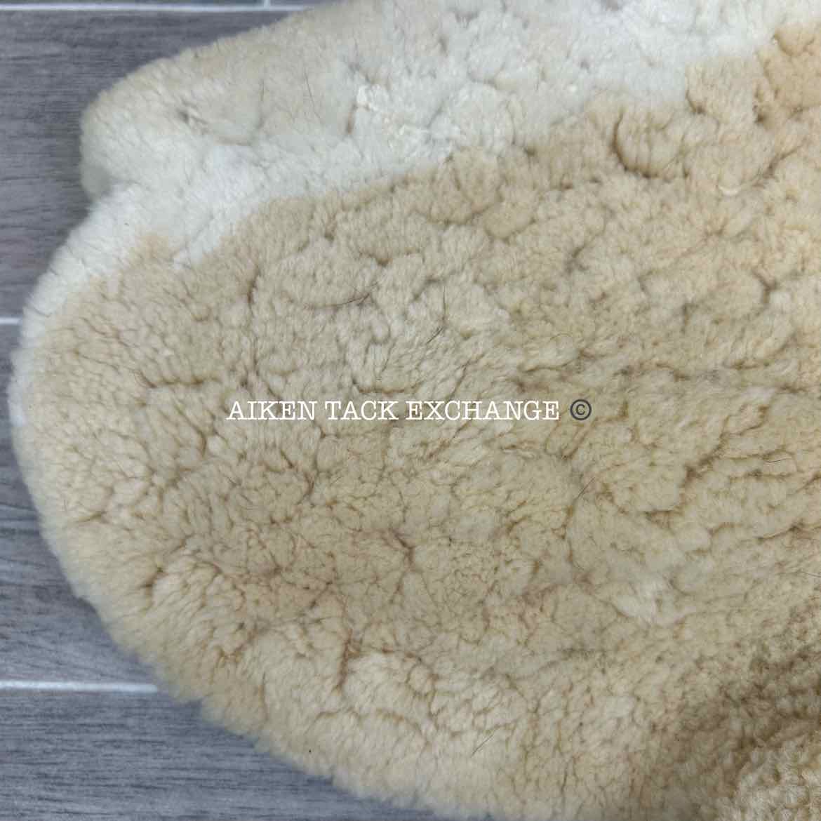 Fleeceworks Sheepskin Perfect Balance Half Pad with Rear Inserts, Size Large