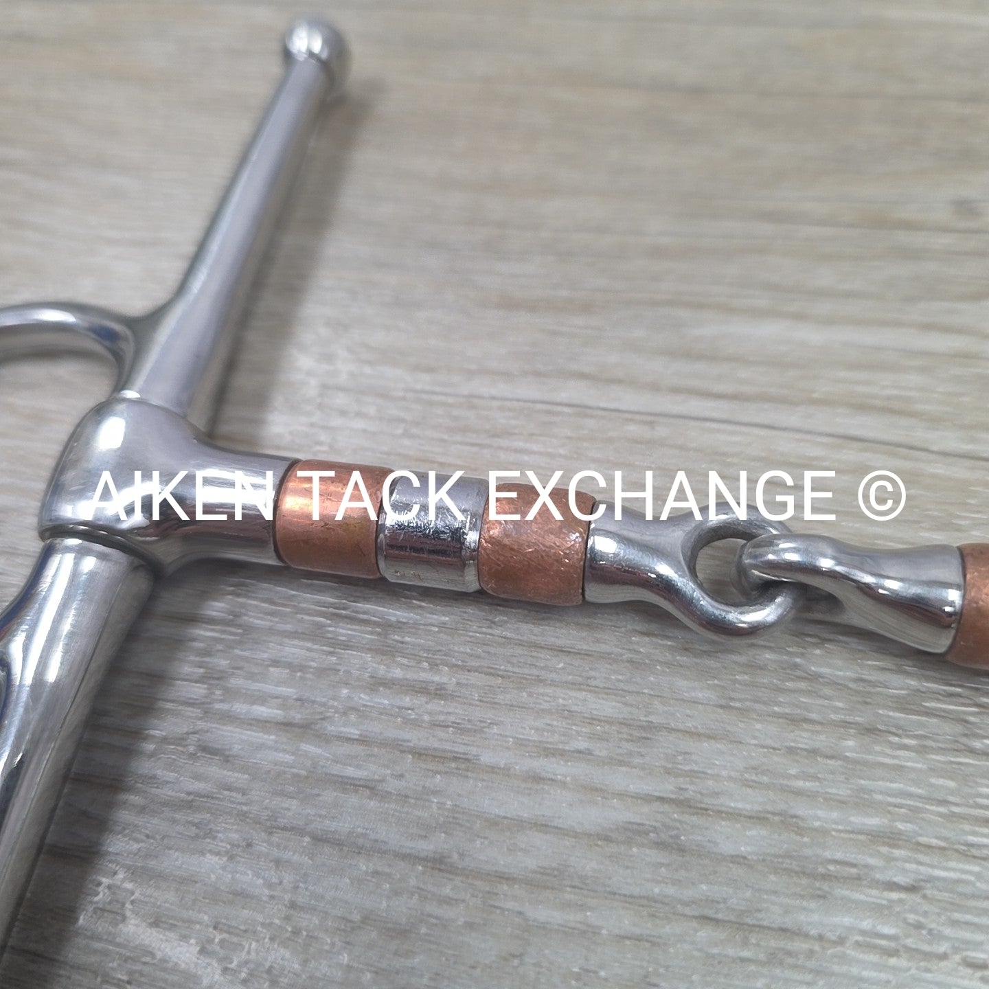 Carlyle Single Joint Copper Roller Full Cheek Bit 5"
