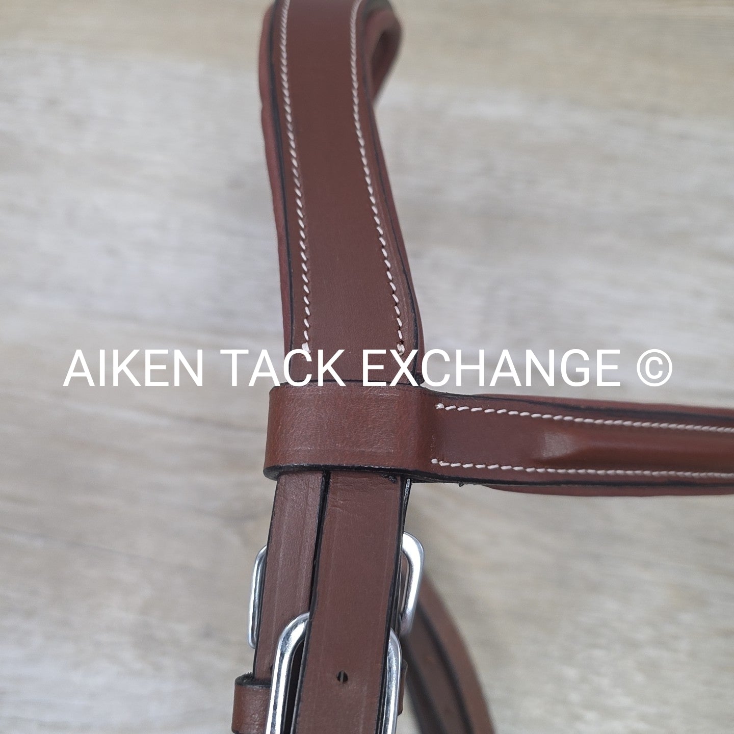 HDR Pro Mono Crown Padded Wide Noseband Bridle with Reins, Brown, Oversize