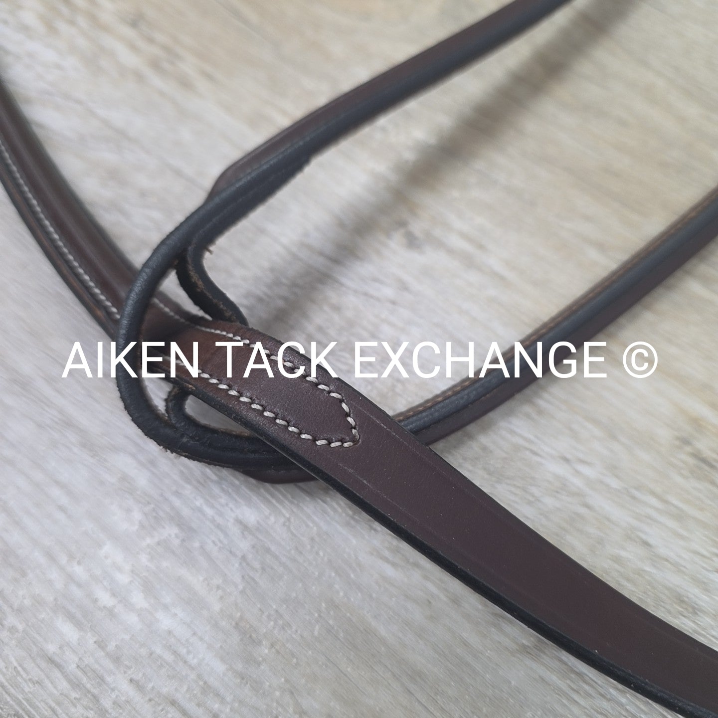 KL Select Red Barn Raised Fancy Stitch Standing Martingale, Size Cob