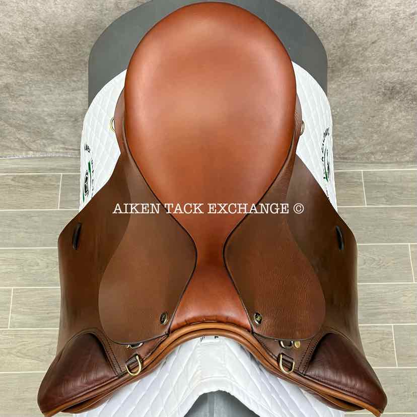 2009 Centaur by Michael Stokes All Purpose Saddle, 17.5" Seat, Medium Wide Tree, Wool Flocked Panels