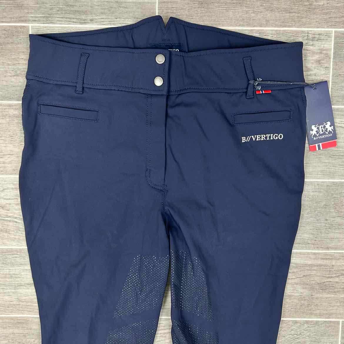 B Vertigo Tiffany Silicone Full Seat Breeches, Size 34