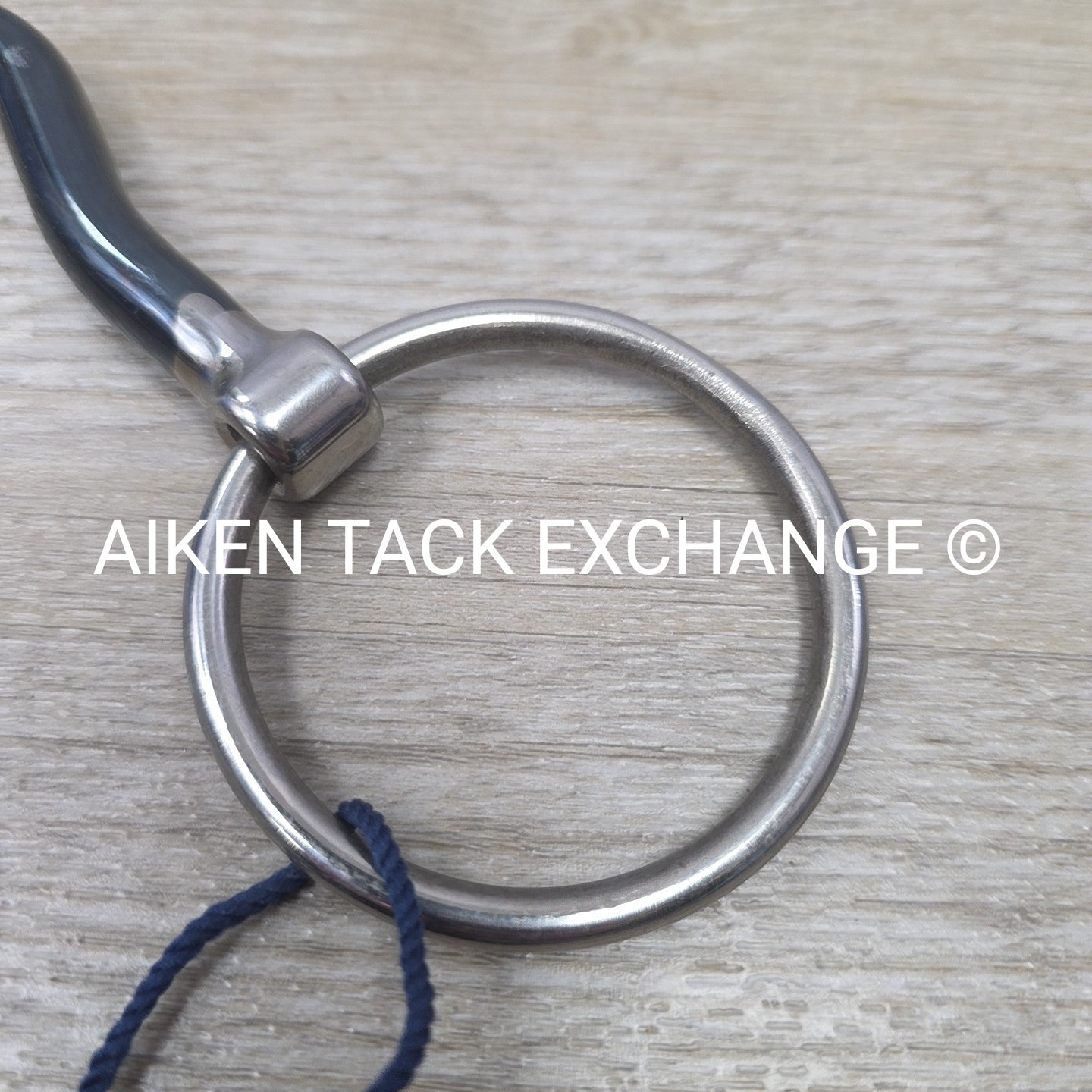 Shires Blue Alloy Loose Ring Mullen Mouth Bit 5"