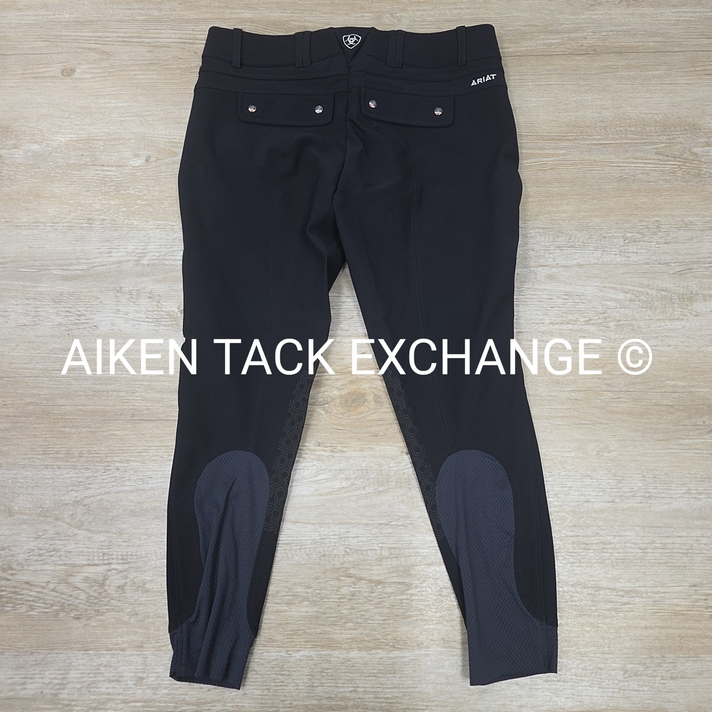 Ariat Tri Factor Silicone Grip Knee Patch Breeches, Size 34R