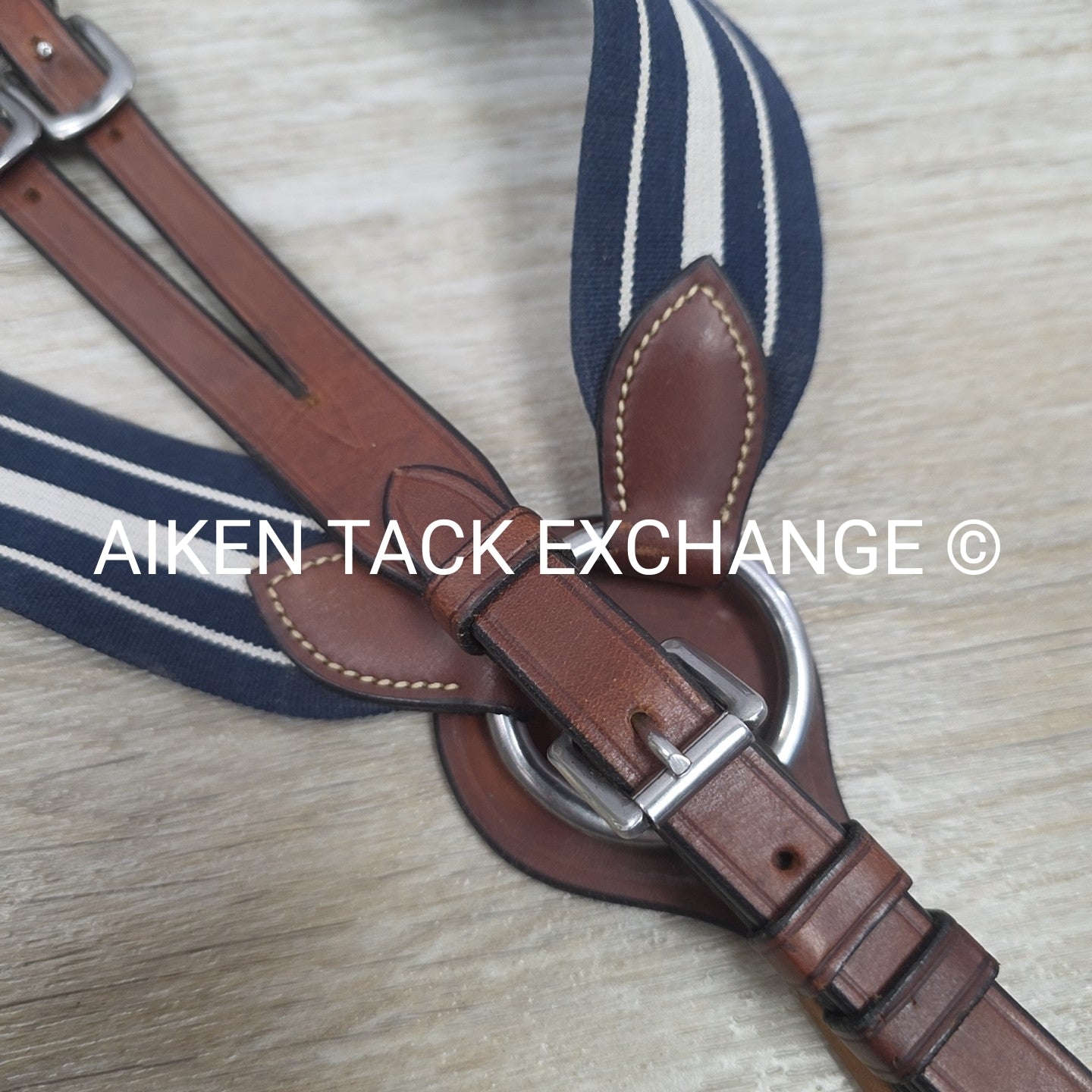 Antares Elastic Breastplate with Running Attachment, Brown, Size Cob (1)