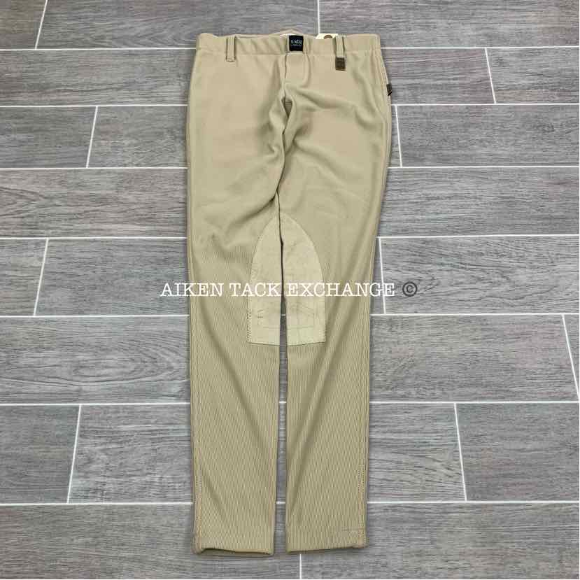 Devon-Aire X-Wear Knee PAtch Pull On Breeches, Size X-Small