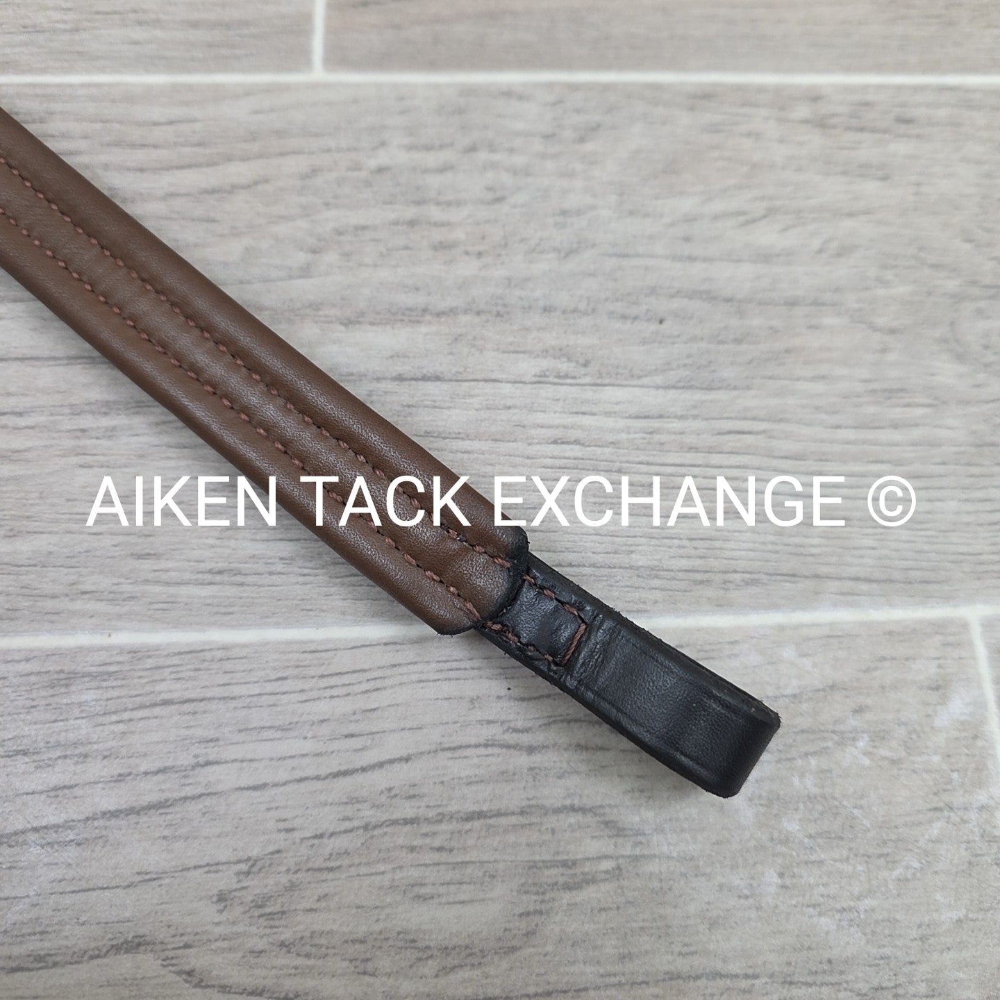 Plain Padded Browband, Brown, 17"