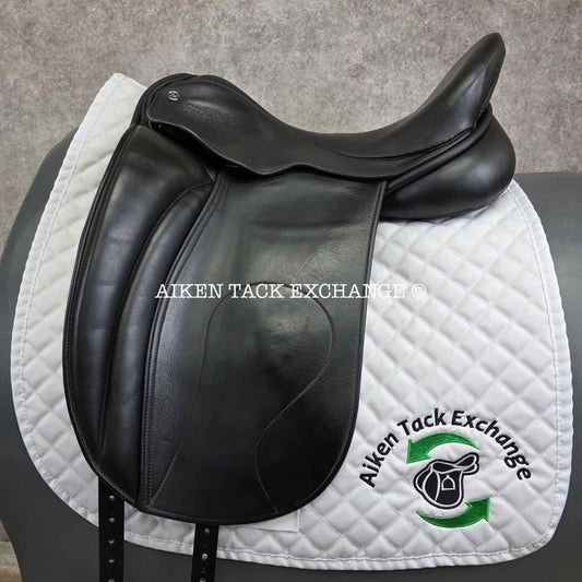 2011 Hulsebos DR CC Dressage Saddle, 17" Seat, Wide Tree, Wool Flocked Panels