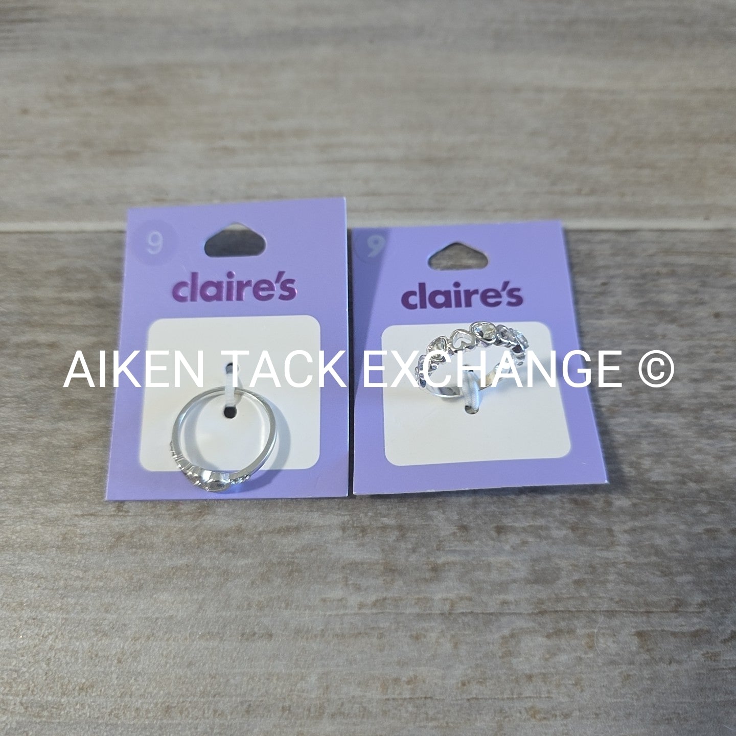 Claire's Rings (2) - Size 9