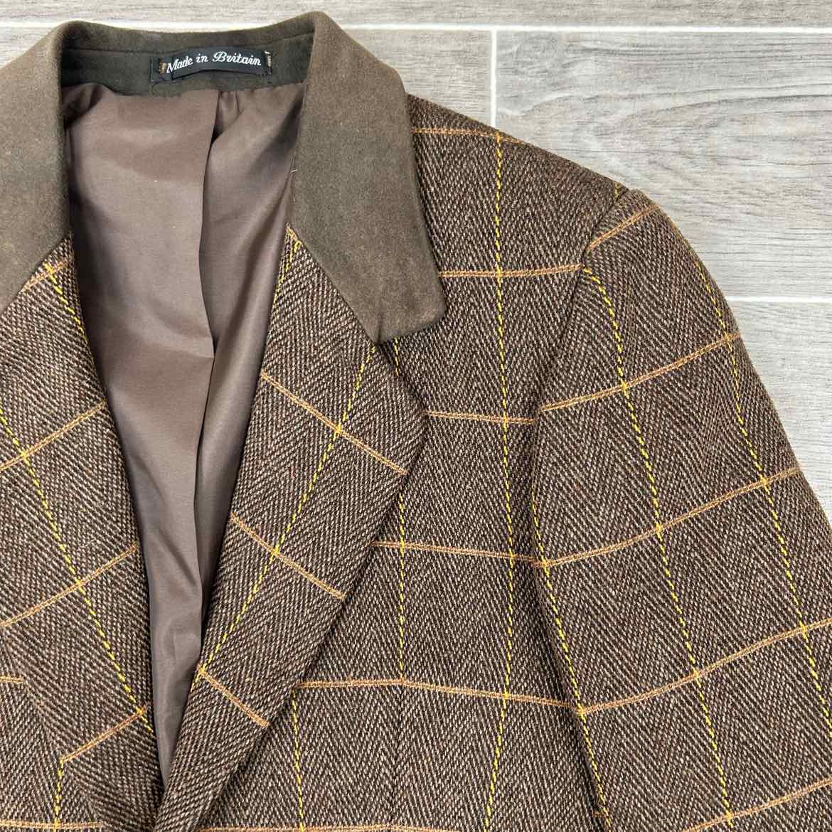 Portmann Outdoor Tweed Jacket, Size EU 34