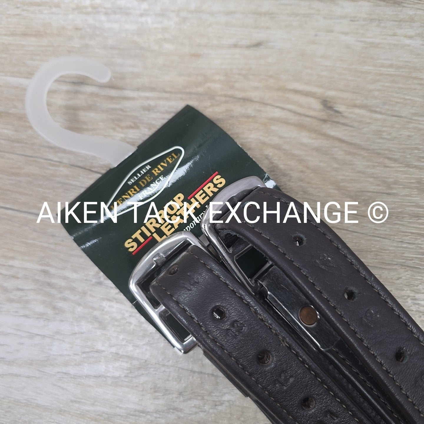 HDR Triple Covered Close Contact Stirrup Leathers, Havana, 48"