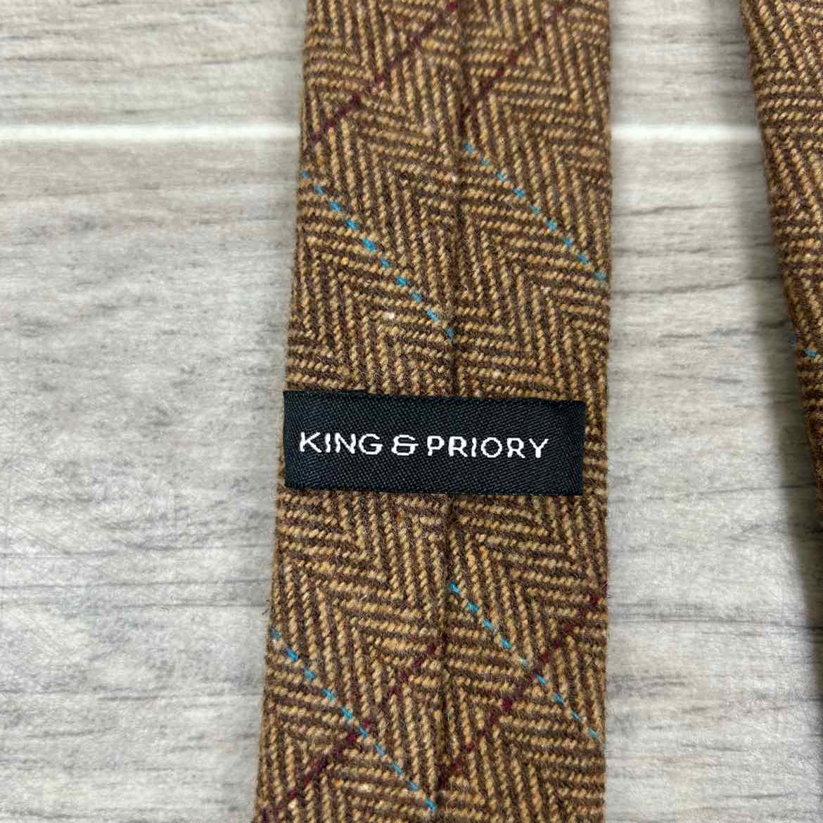 King & Priory Tweed Tie