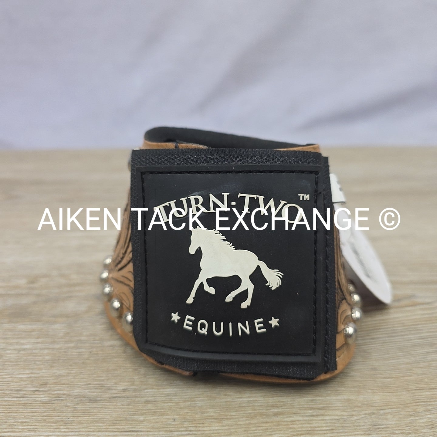 Turn-Two Equine No Turn Bell Boots, Size Medium