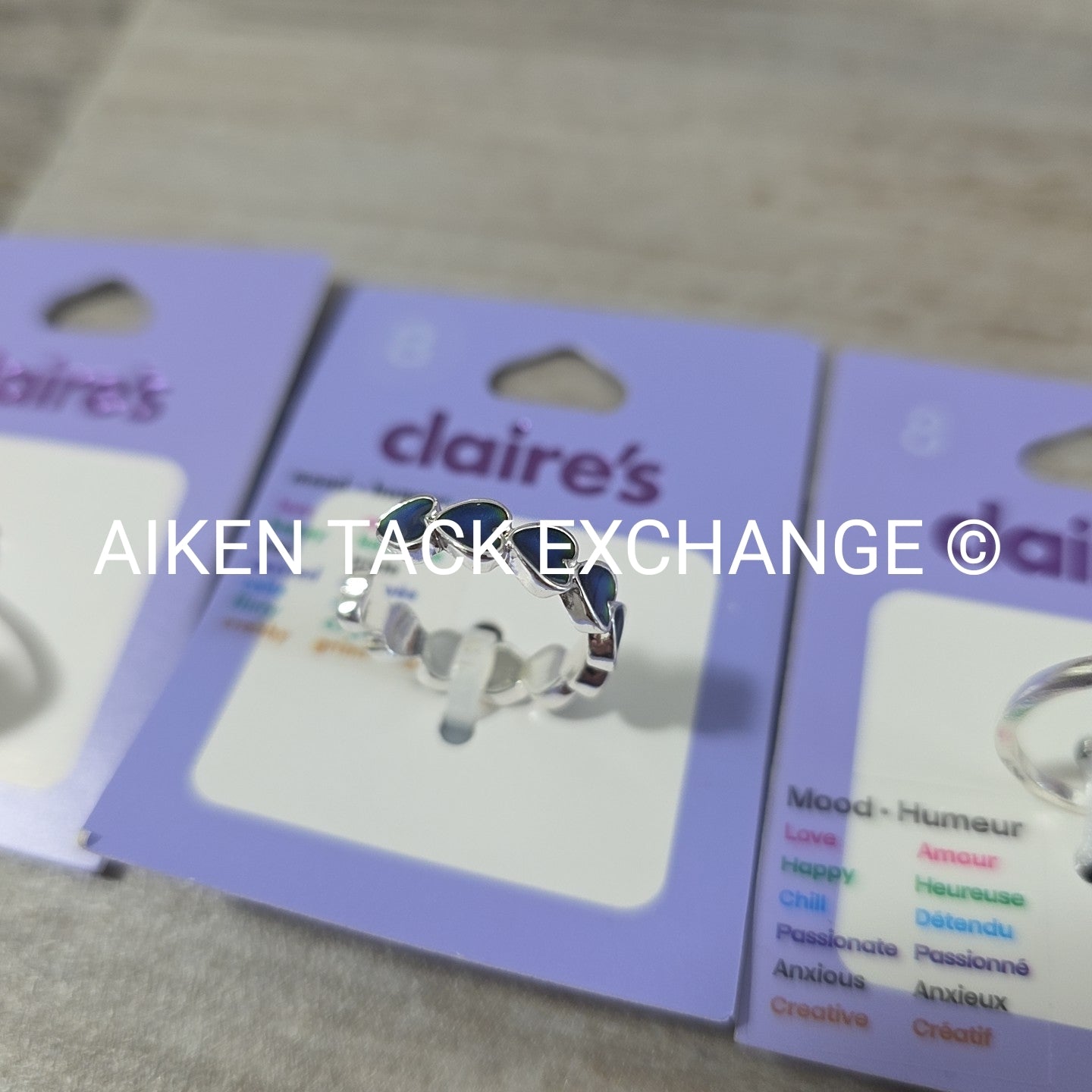 Claire's Mood Rings (3) - Size 8