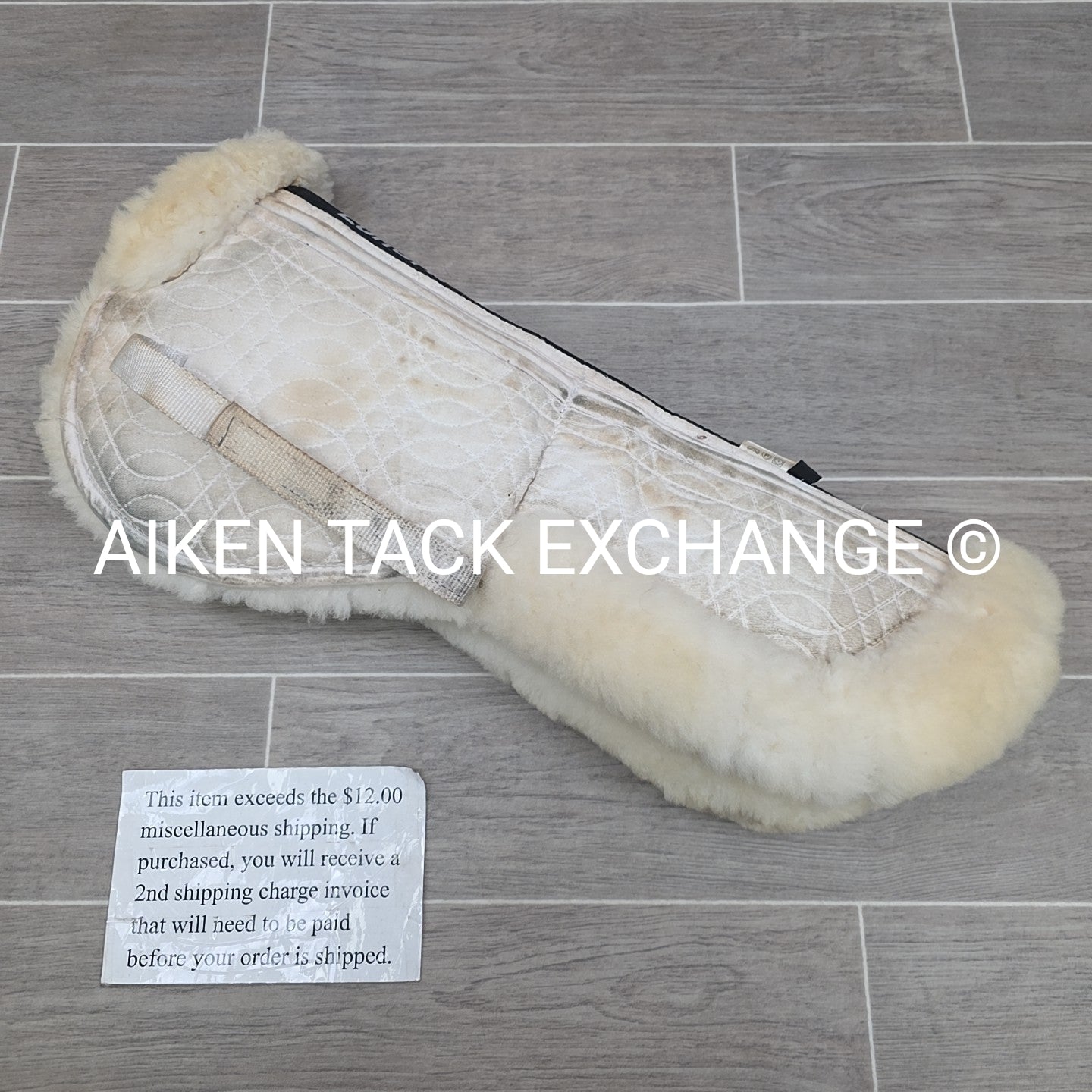 Ovation Europa Sheepskin 4 Shim Half Pad, Size Medium