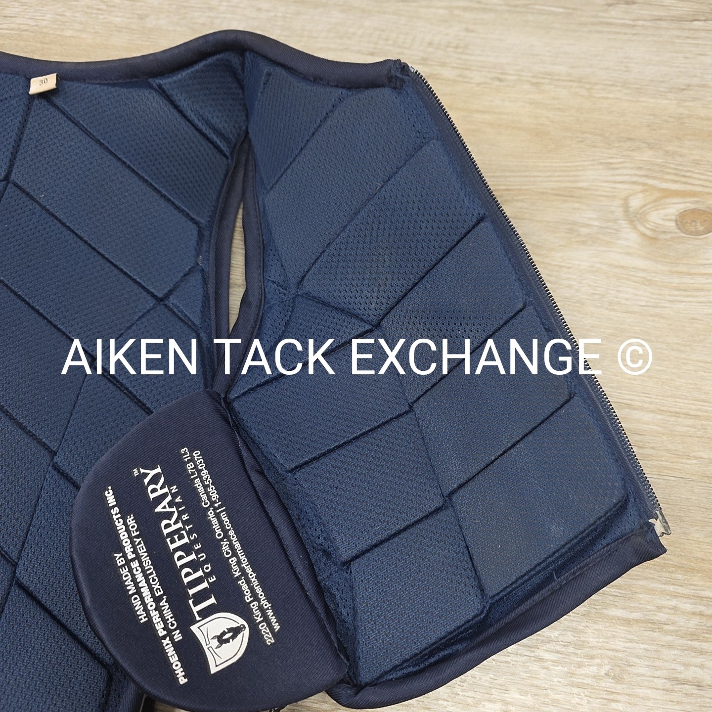 Tipperary Eventer Pro Cross Country Safety Vest, Size Youth Small (30)