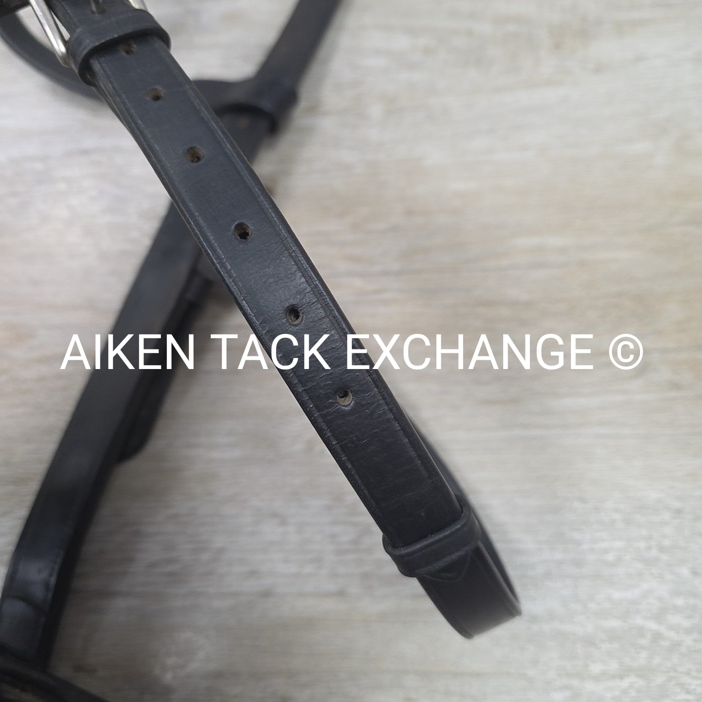 \Leather Lunging Cavesson, Black, Size Full