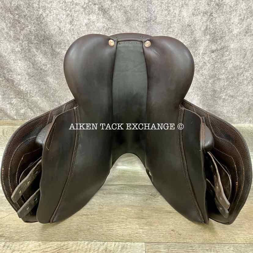 2017 CWD SE10 Close Contact Jump Saddle, 15.5" Seat, 1K Flap, MW/W Tree, Foam Panels, Full Buffalo Leather
