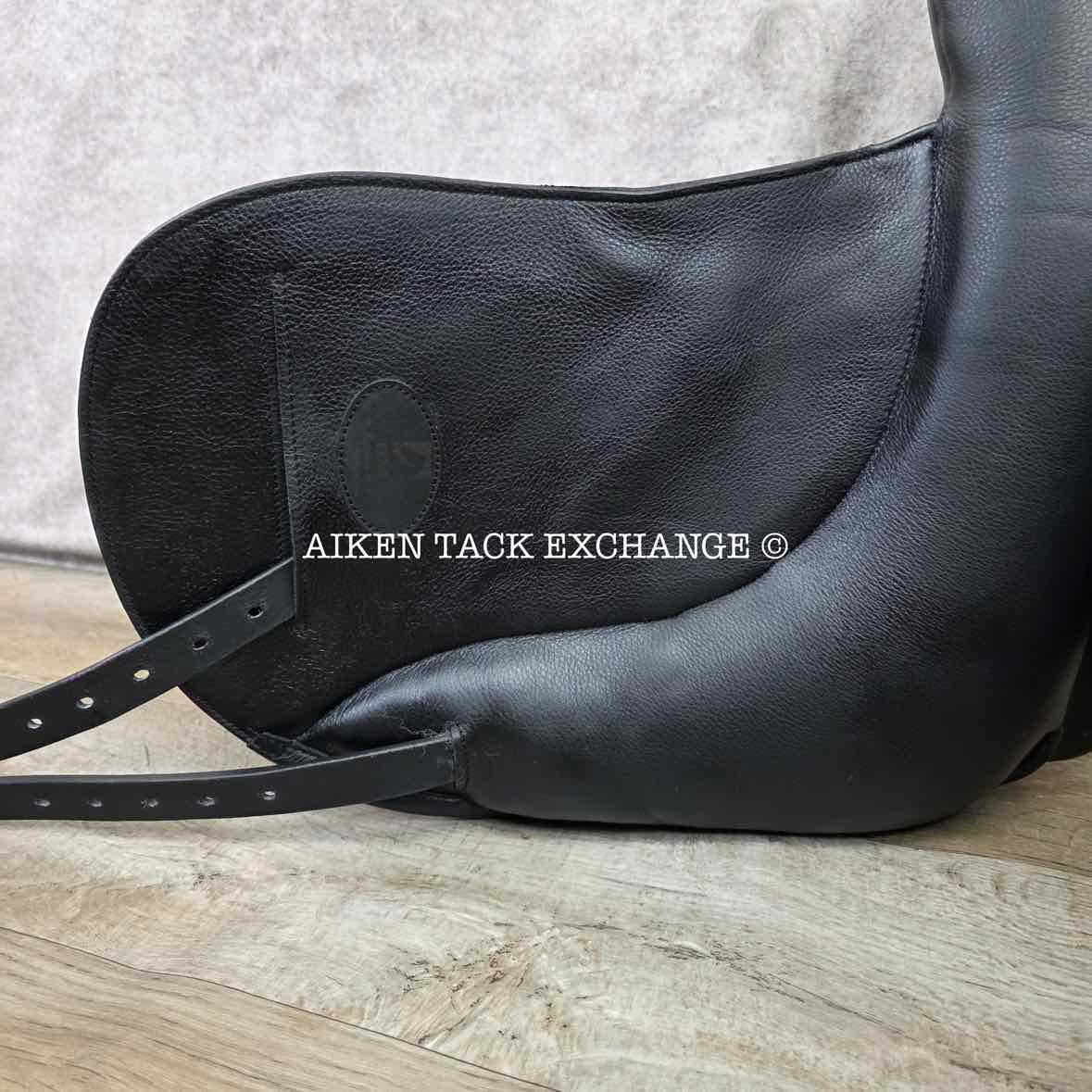 2023 Envy by Custom Saddlery Aurora Monoflap Dressage Saddle, 17.5" Seat, Adjustable Tree, Wool Flocked Panels