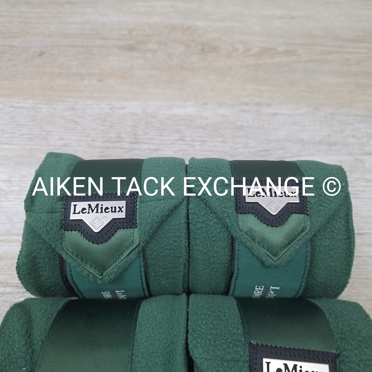 Lemieux Loire Polo Wraps, Hunter Green, Set of 4