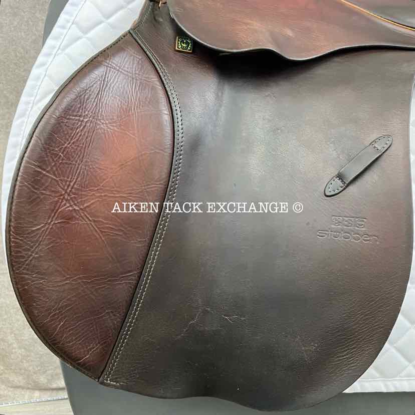 Stubben Siegfried Extra Saddle, 19" Seat, XW Tree, Wool Flocked Panels