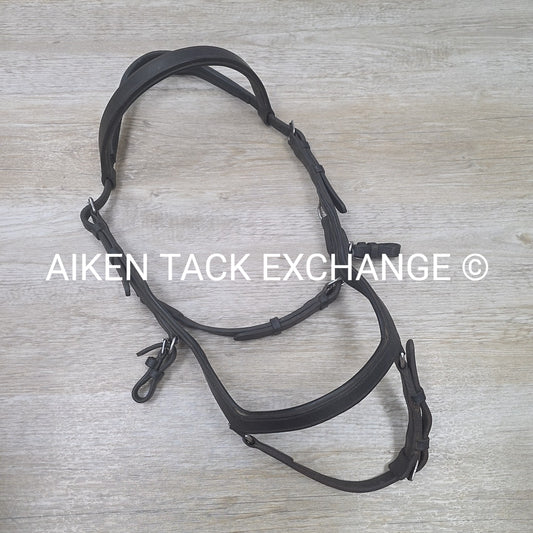 Horseware Rambo Micklem Anatomic Bridle, No Reins, Black, Size Full