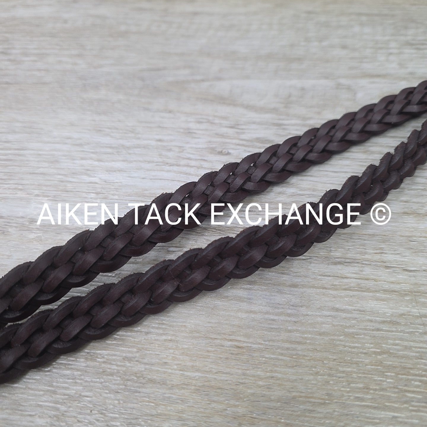 Joseph Sterling Plaited Reins, Brown, 64"