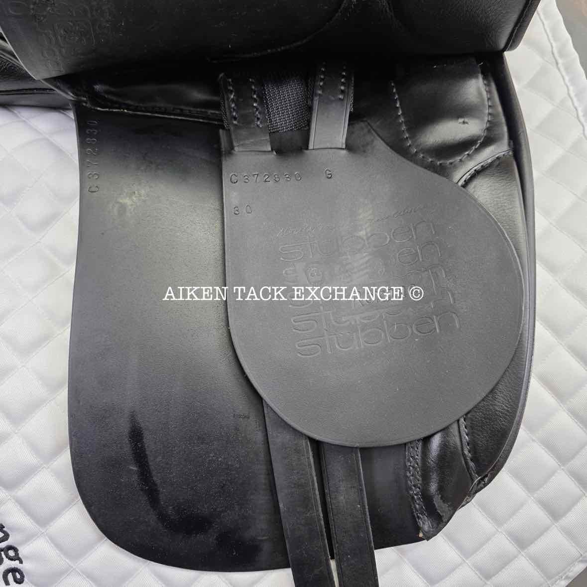 2013 Stubben Roxane Dressage Saddle, 17.5" Seat, Short Flap, 30cm Tree - Medium Wide, Wool Flocked Panels