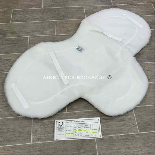 Wilker's Hunter Show Saddle Pad, Size Close Contact - 16"-16.5", Brand New