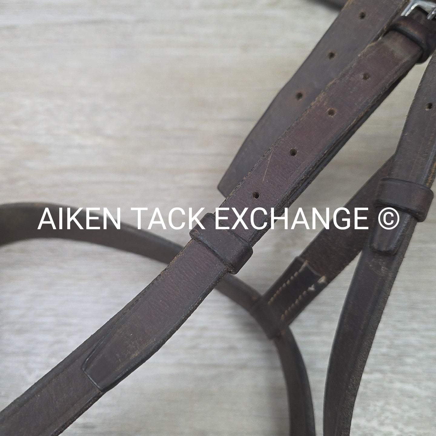BARGAIN BUNDLE: Flat Hunt Bridle (No Cheek Pieces) & Flat Breastplate, Brown
