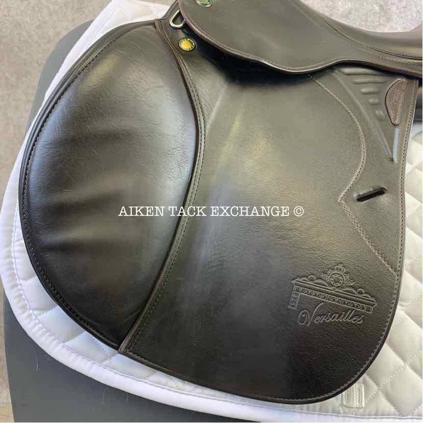 **SOLD** 2020 Prestige Versailles Close Contact Jump Saddle, 16" Seat, 34 Tree - M/MW, Wool Flocked Panels