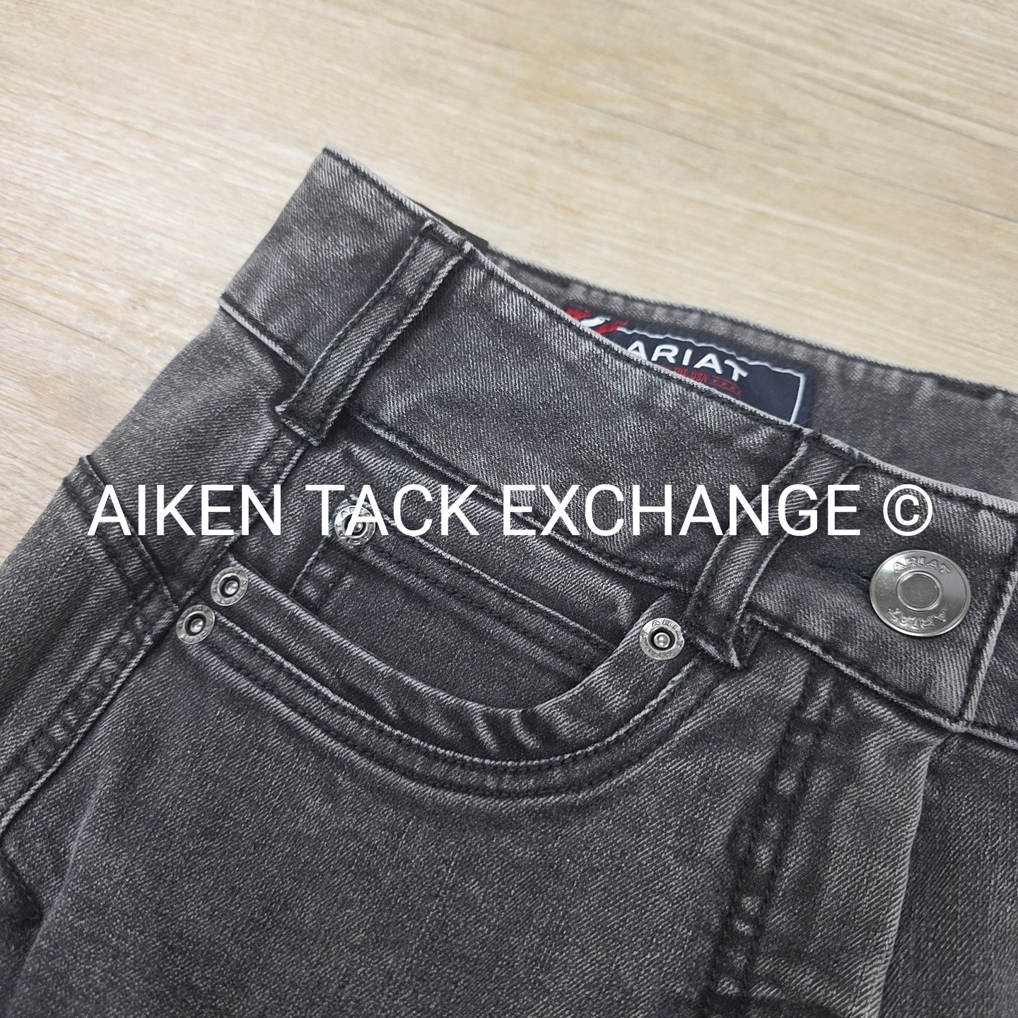 Ariat Halo G Denim Silicone Grip Full Seat Breeches, Size 24