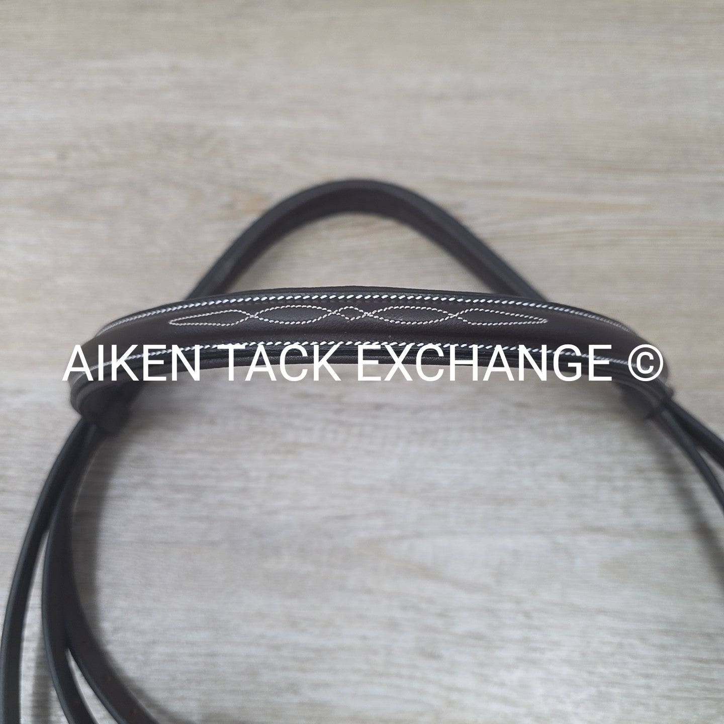 HDR Advantage Mono Crown Padded Bridle with Reins, Havana, Oversize